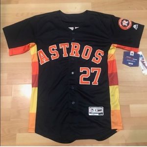 Astros Jersey worn once briefly..brand new!